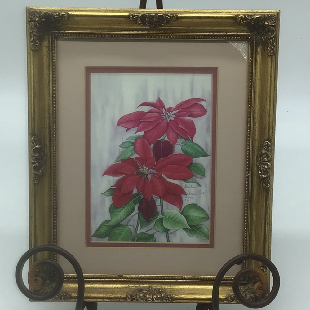 Carmel Foret 1984 Christmas  Signed Print